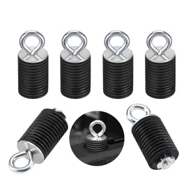 KEMIMOTO front view of six black anchors showing compact storage and quick access