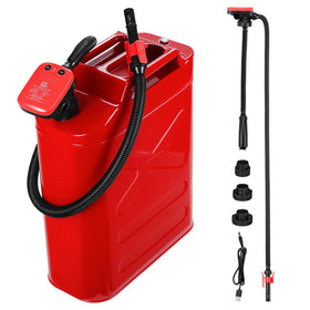 KEMIMOTO pump front view showing compact body and controls for easy storage
