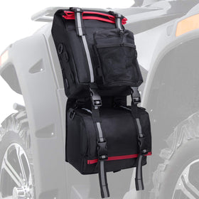 KEMIMOTO front view of fender bag showing roomy storage and fast access