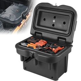 KEMIMOTO front view of mounted bed box showing secure fit and durability