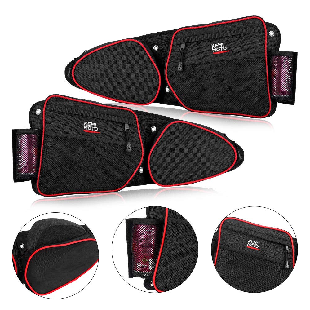 KEMIMOTO front view door bag showing organized storage benefit