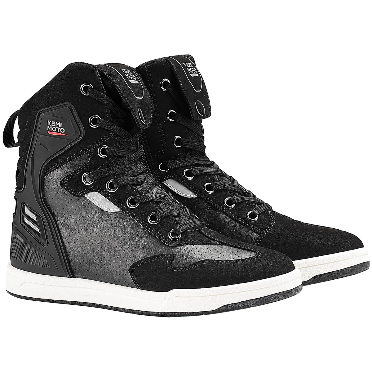 KEMIMOTO front view of low-profile riding shoes showing fit and style benefit