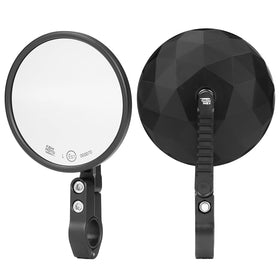 KEMIMOTO front view mirror showing sleek look and improved rear visibility