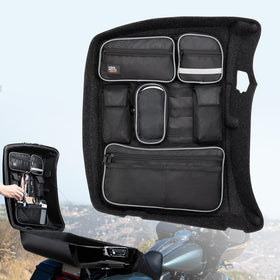 KEMIMOTO front view of organizer installed showing neat trunk organization and quick access