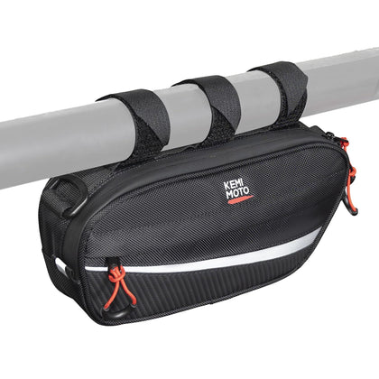KEMIMOTO front view of storage bag showing compact profile and fast access