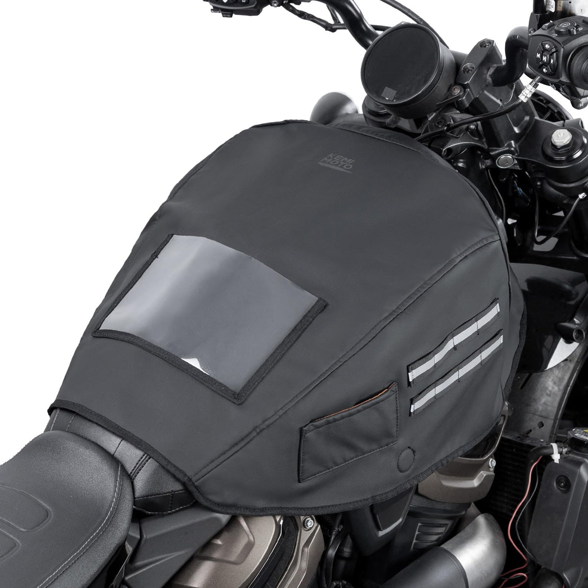KEMIMOTO front view of tank cover protecting tank and preventing scratches
