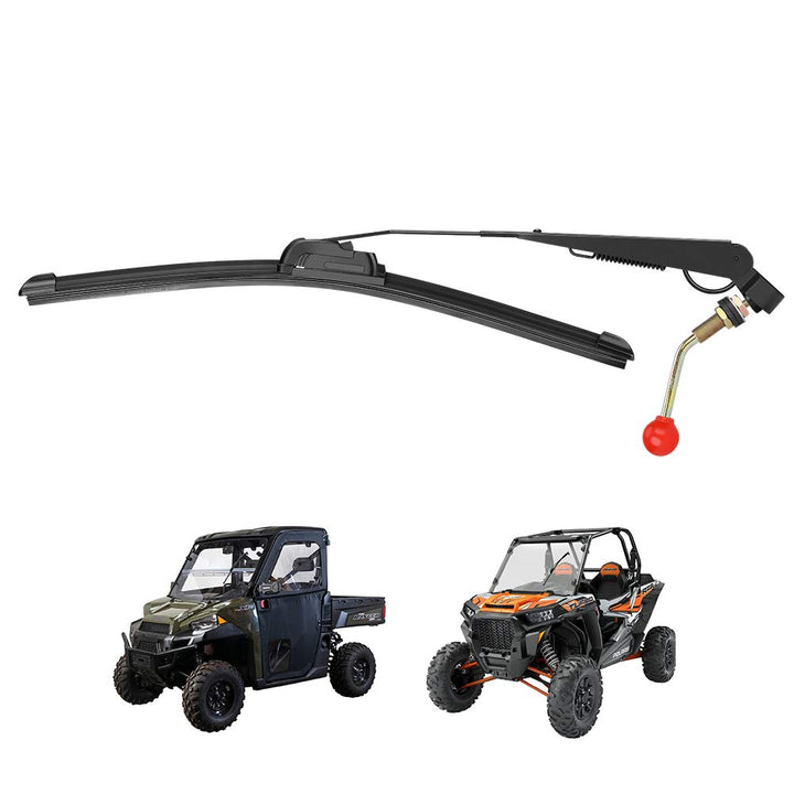 KEMIMOTO front view of wiper kit showing compact assembly and benefits