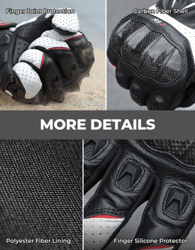 KEMIMOTO gloves palm detail with EVA padding for shock absorption