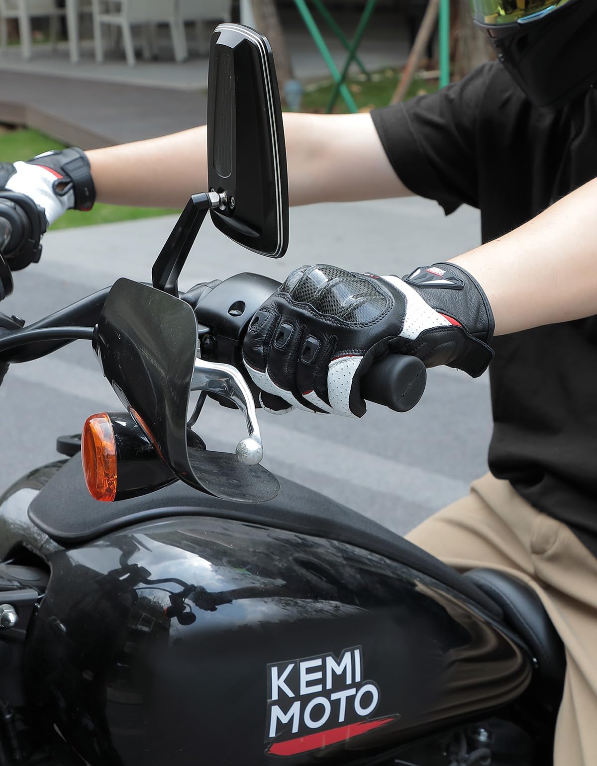 KEMIMOTO gloves being used by rider on ATV for versatile performance