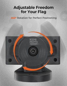 KEMIMOTO hardware and clamp detail illustrating easy installation benefit