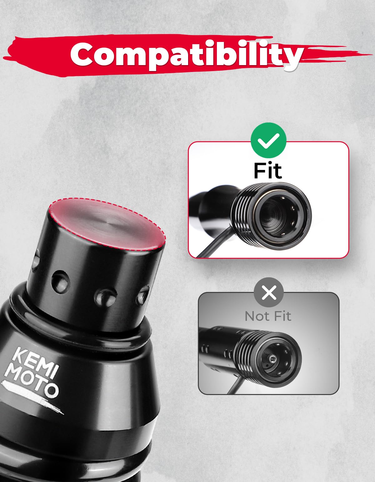 KEMIMOTO stainless washers and nut included with base for corrosion resistance