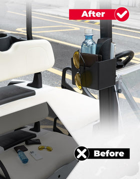 KEMIMOTO attached to tractor rail showing secure placement and accessibility