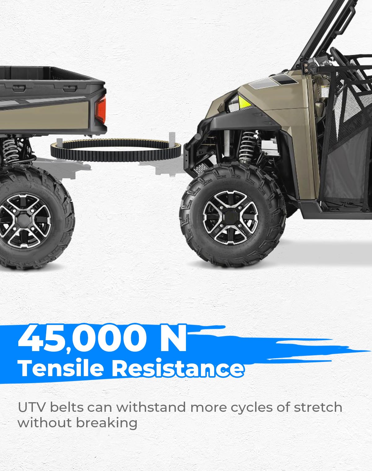 KEMIMOTO installed on UTV clutch for reliable power transfer benefit
