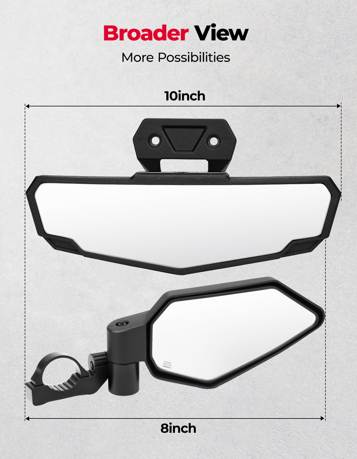 KEMIMOTO included mounting hardware laid out for quick, straightforward installation