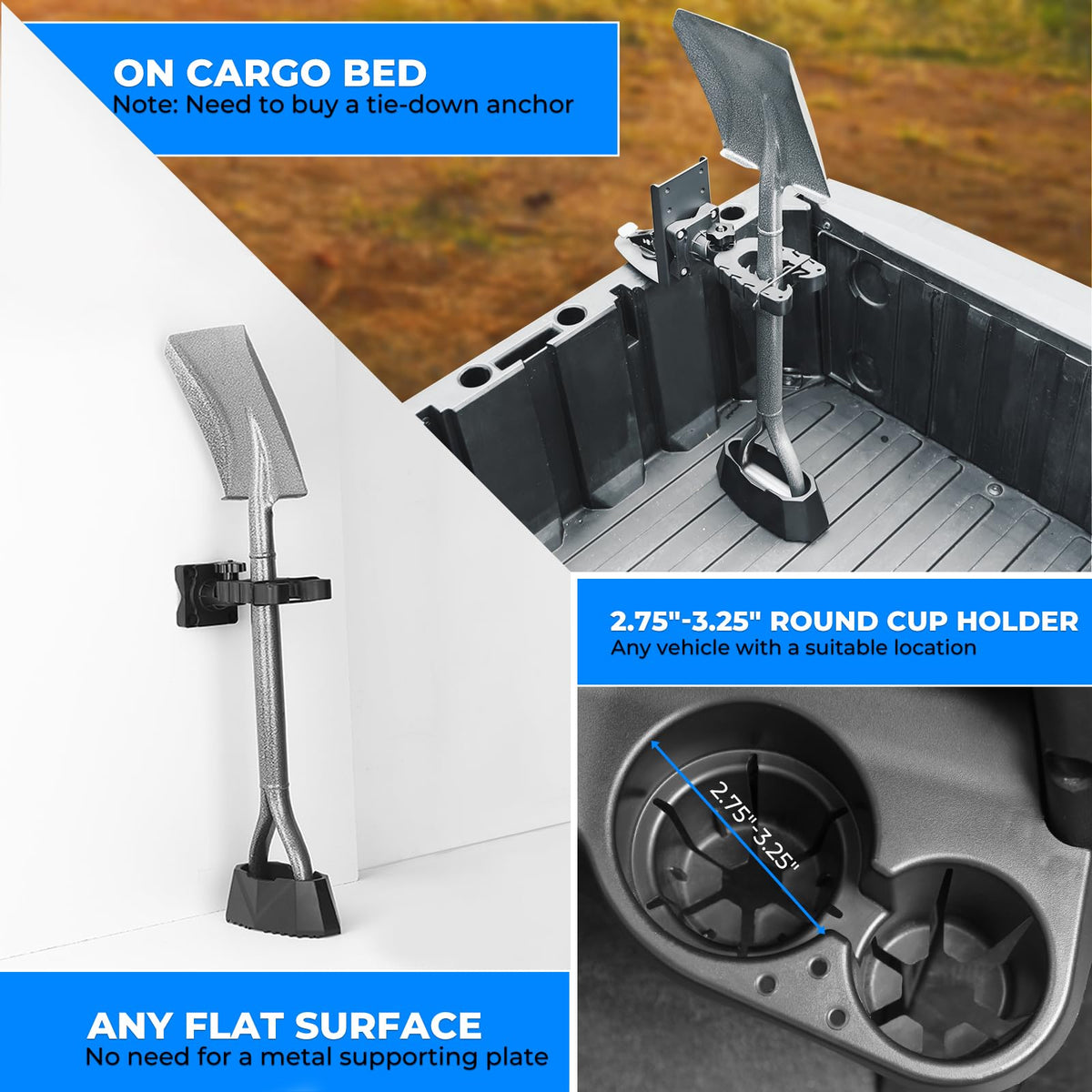 KEMIMOTO installed in Polaris cup holder for secure mounting benefit
