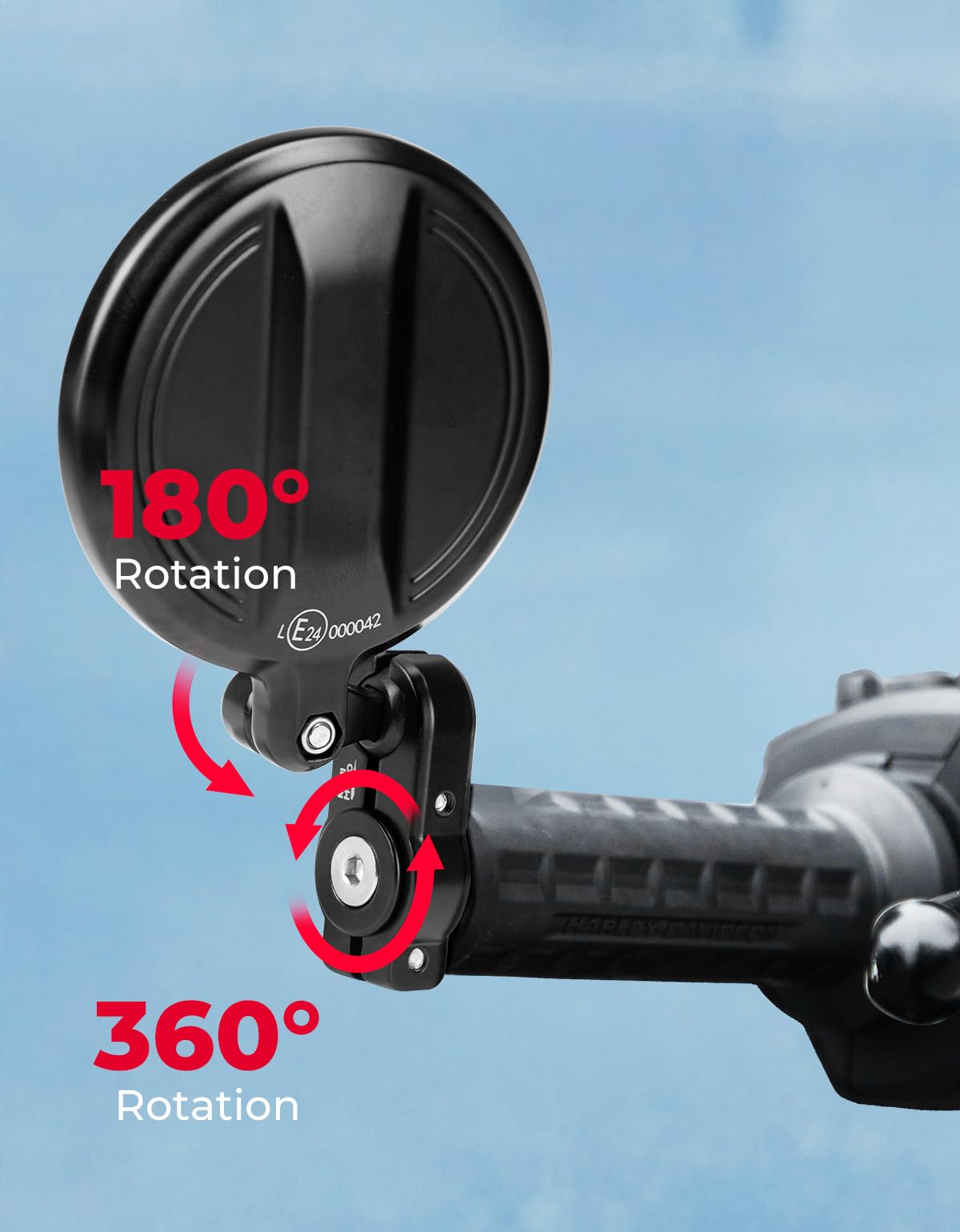 KEMIMOTO insert-style mounted on 13–21mm handlebar showing expansion anchor fit