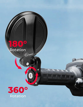 KEMIMOTO insert-style mounted on 13–21mm handlebar showing expansion anchor fit