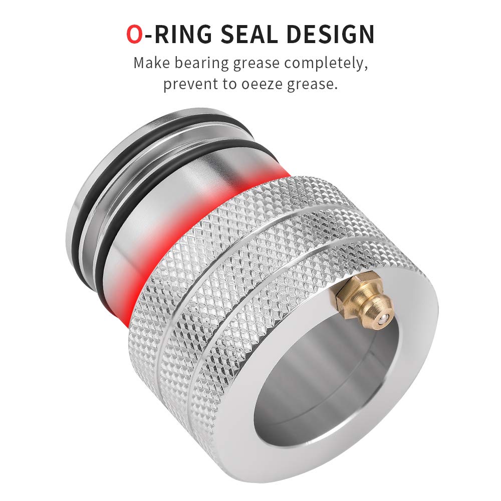 KEMIMOTO installed on Can‑Am X3 wheel demonstrating clean, precise grease delivery