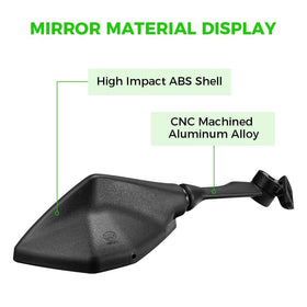 KEMIMOTO installed on Ninja 400 demonstrating real-world visibility improvement