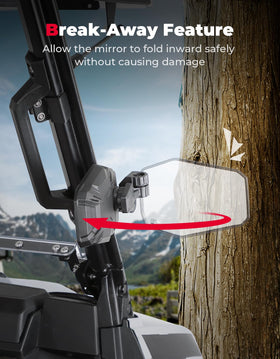 KEMIMOTO installed on Polaris Ranger showing windshield compatibility benefit