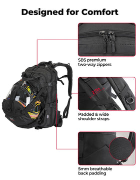 KEMIMOTO internal pockets organizing phone, power bank, and small tools