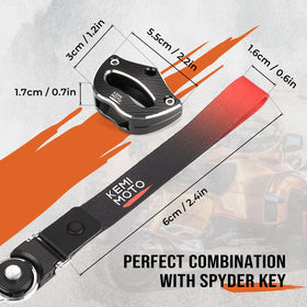KEMIMOTO side profile highlighting slim aluminum design for style