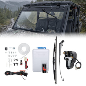 KEMIMOTO full kit laid out showing included arm blade motor and hardware for easy install
