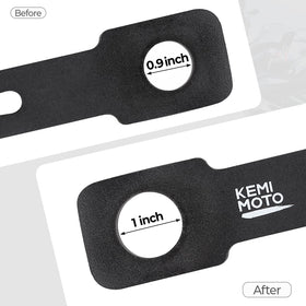 KEMIMOTO bracket installed on a Sportster demonstrating low-profile rear appearance