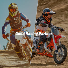 KEMIMOTO lifestyle image with rider using lever showing confident control