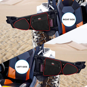KEMIMOTO lifestyle shot on trail illustrating secure gear access