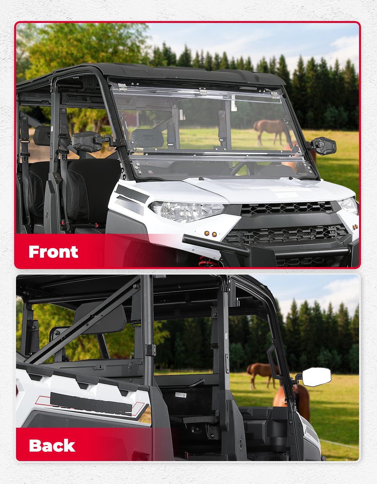 KEMIMOTO lifestyle rider view showing improved rear awareness while driving