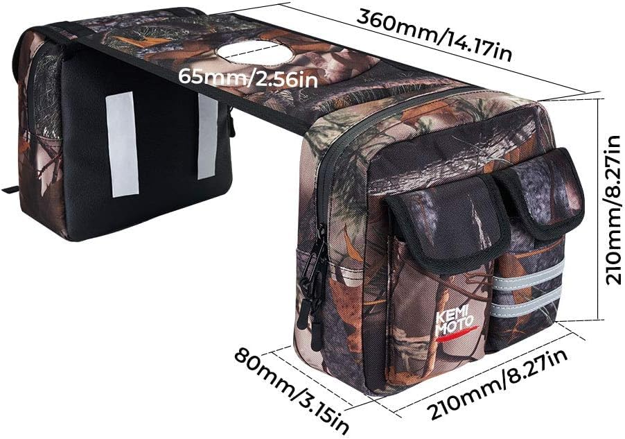 KEMIMOTO lifestyle shot on trail ride highlighting convenience and durable construction
