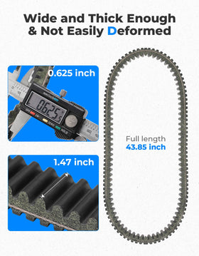 KEMIMOTO belt in off-road scene showing dependable performance under heavy load and heat