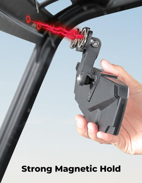 KEMIMOTO close-up of dual magnets demonstrating secure attachment