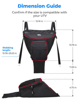 KEMIMOTO main compartment open displaying internal pockets for organized gear