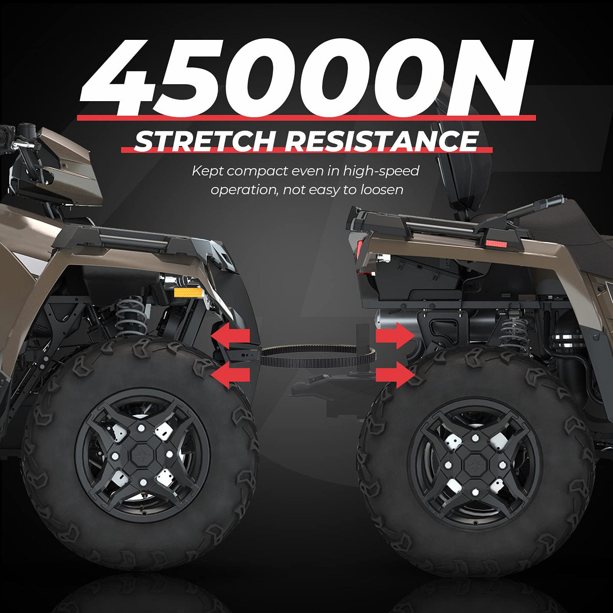 KEMIMOTO cross-section showing aramid cord reinforcement for superior stretch resistance