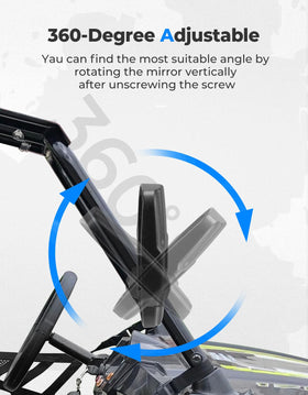 KEMIMOTO adjustable ball joint close-up enabling precise viewing angles