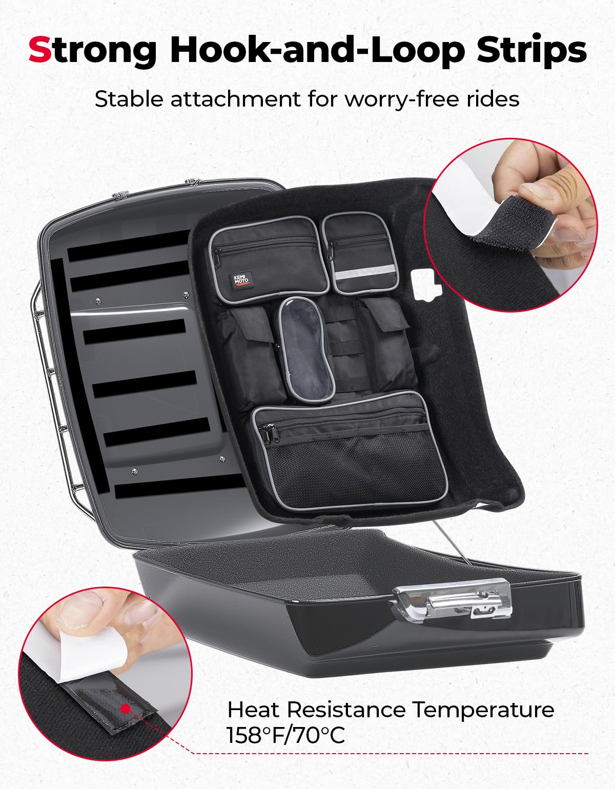 KEMIMOTO MOLLE and mesh storage detail enabling modular attachment and ventilation