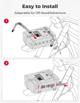 KEMIMOTO open compartment with tools enables organized access