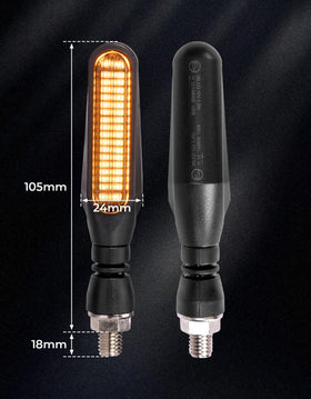 KEMIMOTO package contents showing two signals and mounting bolts for quick install