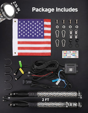 KEMIMOTO packaging with harness and accessories highlighting plug-and-play setup