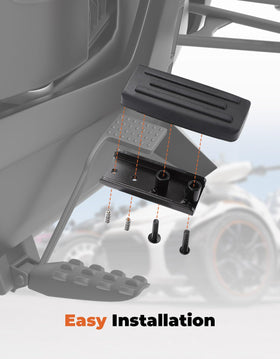 KEMIMOTO package contents with bolts and instructions for easy installation