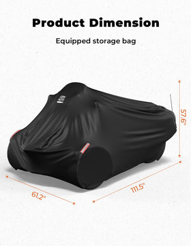 KEMIMOTO compact folded in zippered storage bag for convenient transport
