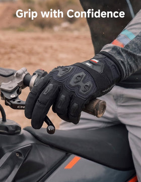 KEMIMOTO detailed palm silicone grip for improved handlebar control