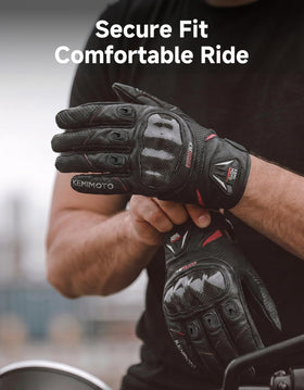 KEMIMOTO perforated ventilation panel showing breathability for cooler hands