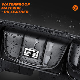 KEMIMOTO PU leather texture and reinforced stitching for weather resistance