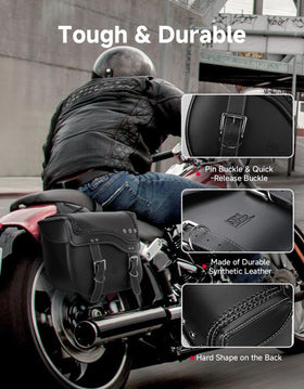 KEMIMOTO buckles showing quick-release and pin buckle for fast access