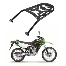 KEMIMOTO rear rack front view showing clean fit and improved cargo capacity