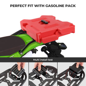 KEMIMOTO rear rack mounting points detail showing multiple secure attachment options