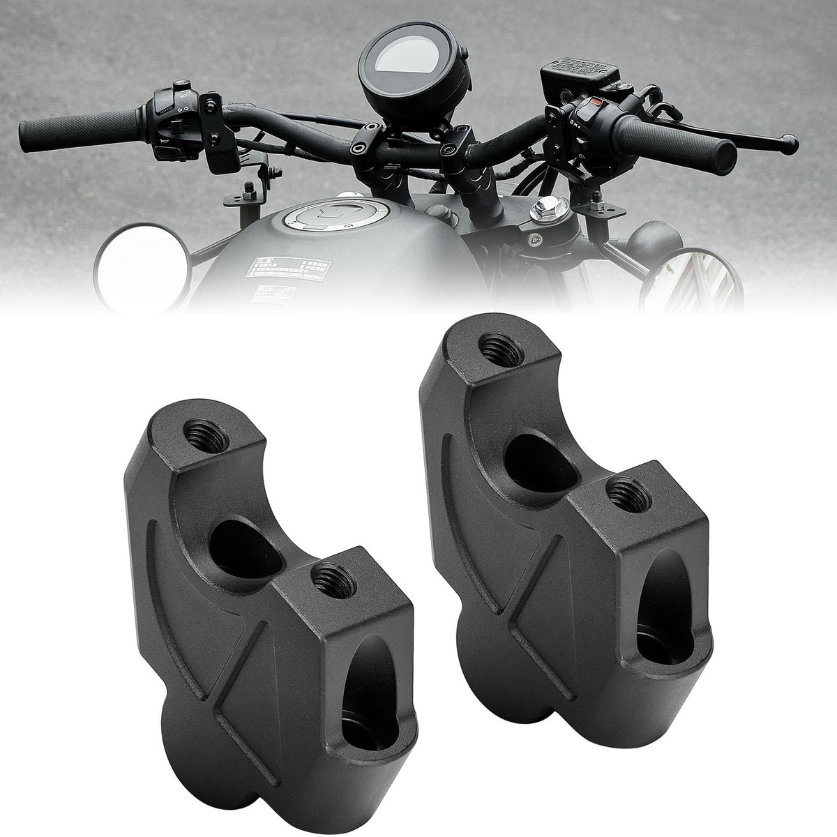 KEMIMOTO installed on Rebel in street setting showcasing ergonomic upgrade